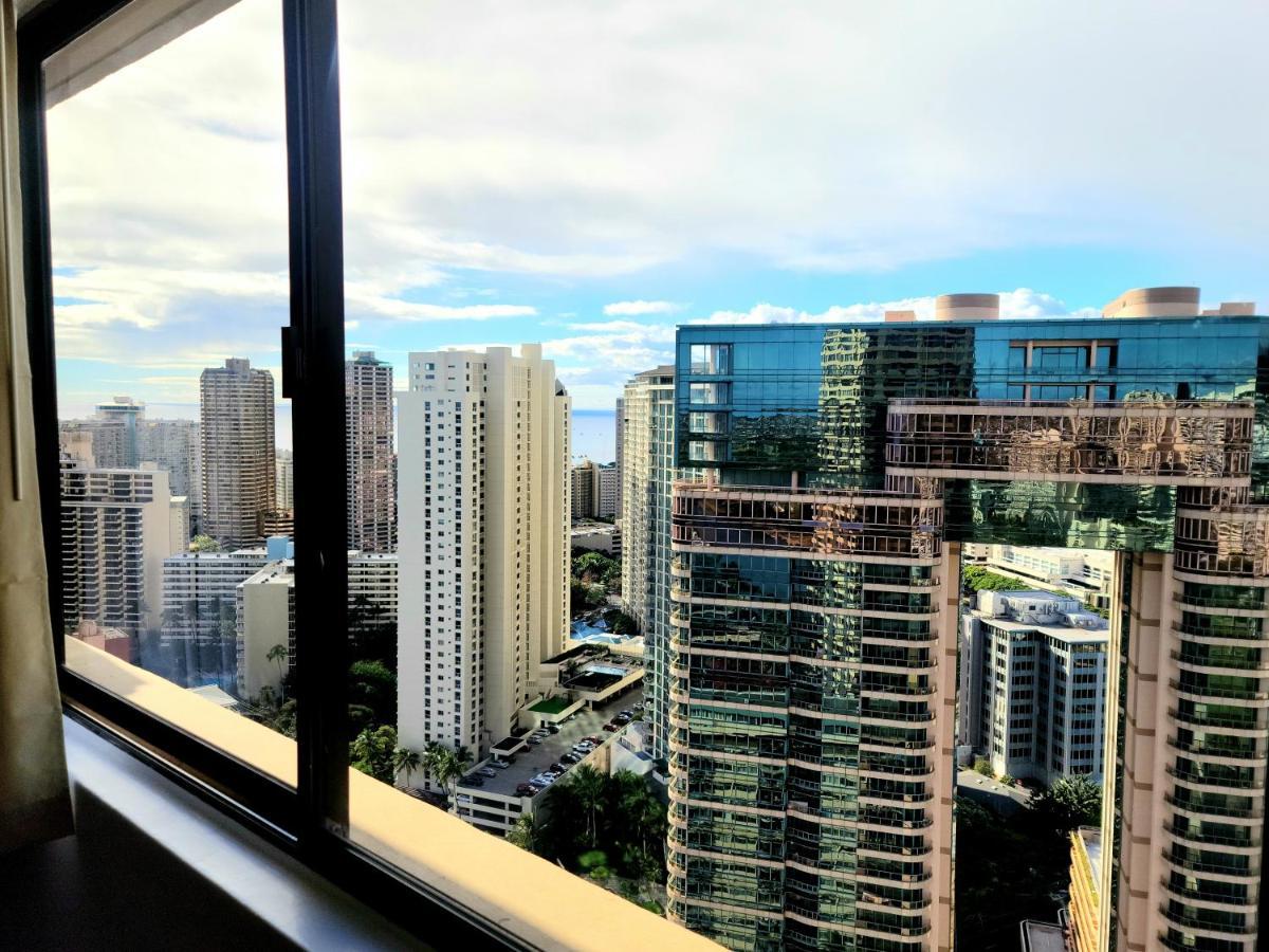 Waikiki Condo High Floor Views Beaches Convention Center Honolulu Exterior foto