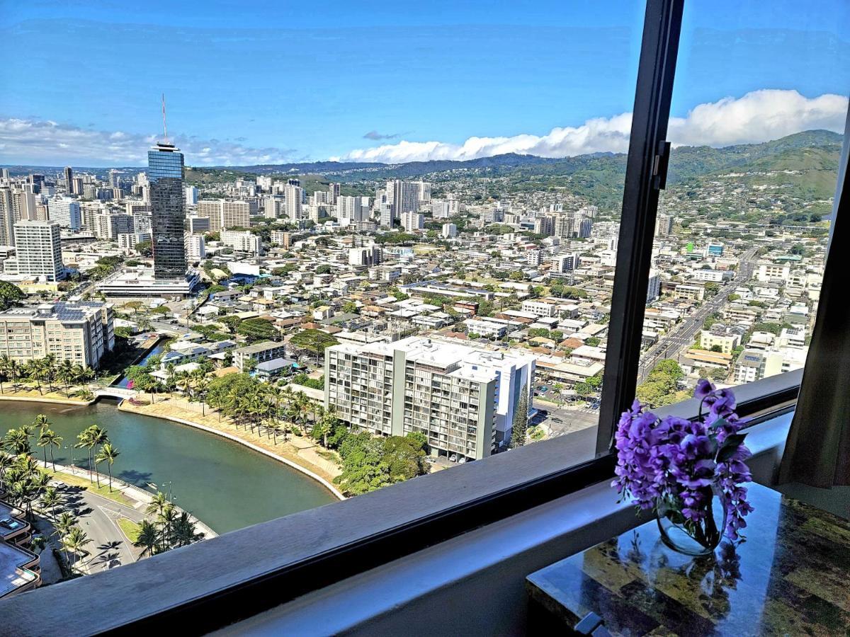 Waikiki Condo High Floor Views Beaches Convention Center Honolulu Exterior foto