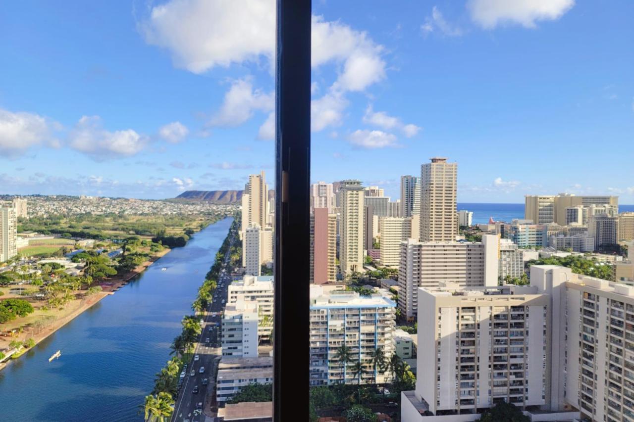 Waikiki Condo High Floor Views Beaches Convention Center Honolulu Exterior foto