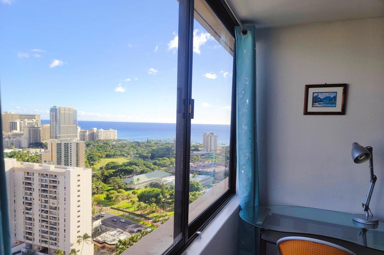 Waikiki Condo High Floor Views Beaches Convention Center Honolulu Exterior foto