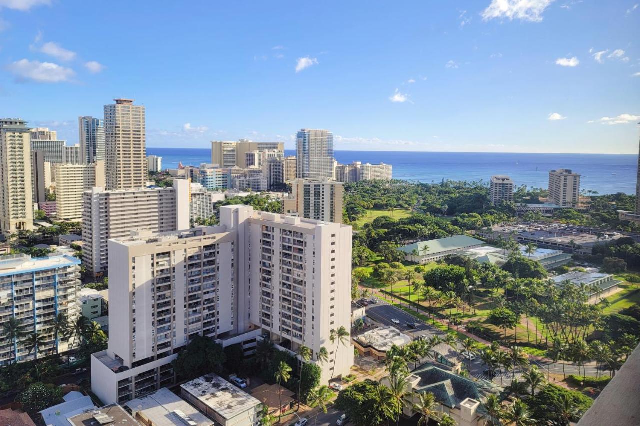 Waikiki Condo High Floor Views Beaches Convention Center Honolulu Exterior foto