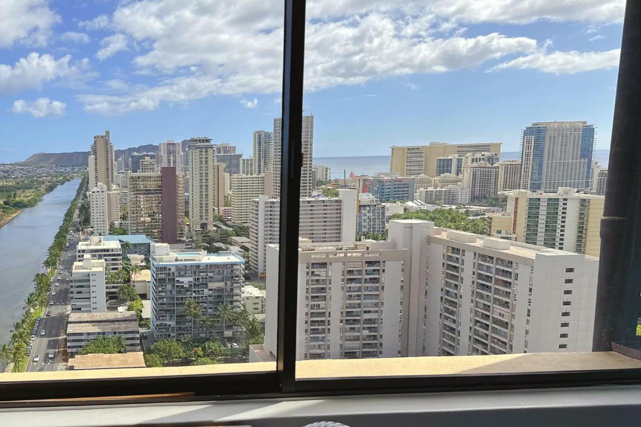 Waikiki Condo High Floor Views Beaches Convention Center Honolulu Exterior foto