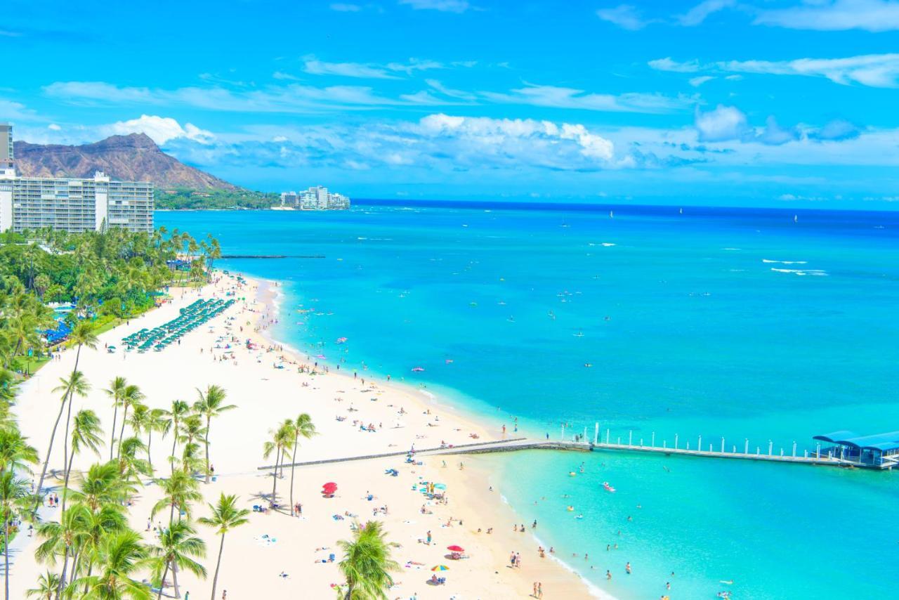 Waikiki Condo High Floor Views Beaches Convention Center Honolulu Exterior foto